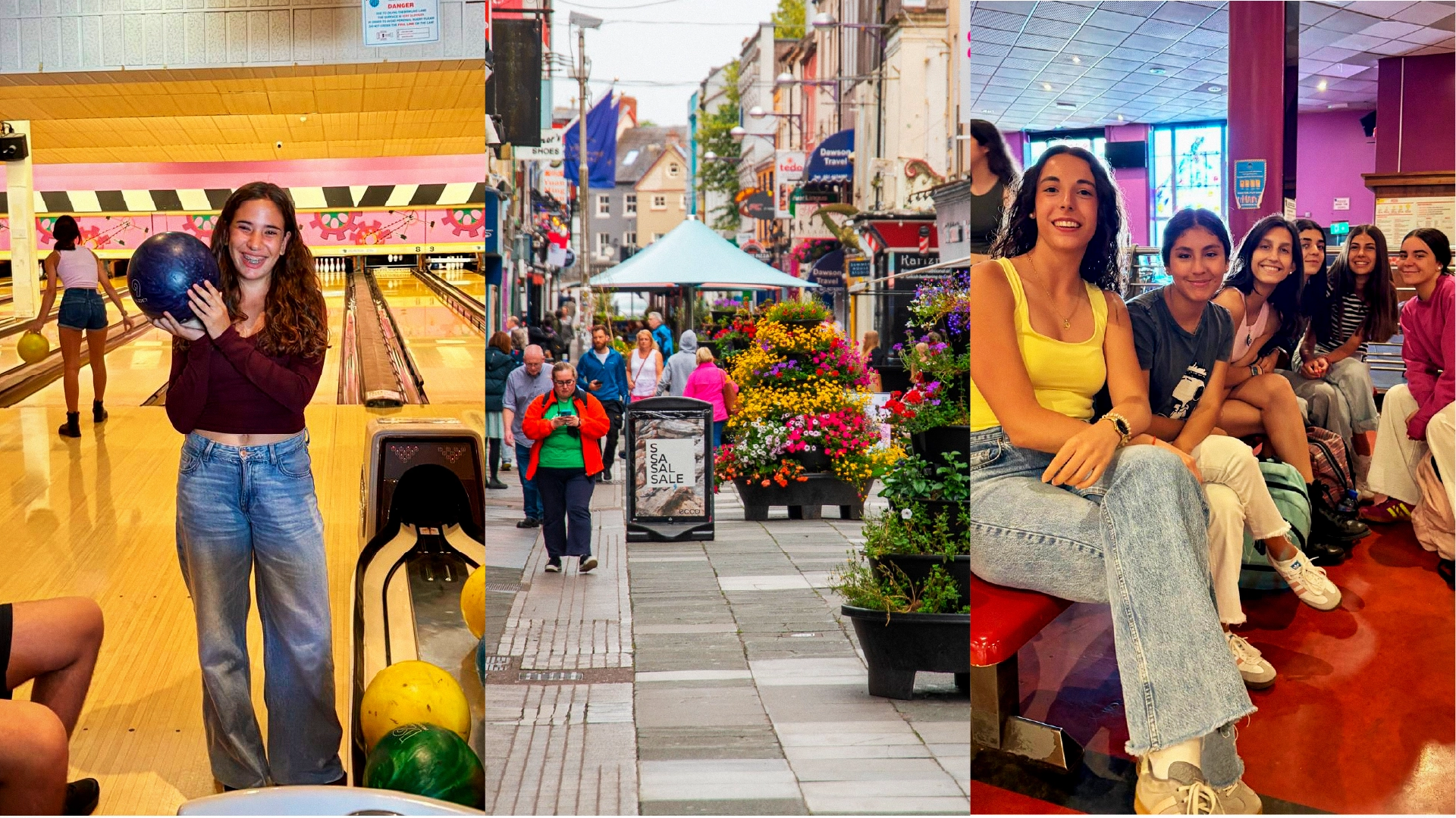 Estudiantes participando en actividades culturales y de ocio durante un curso de inmersión lingüística en Irlanda
