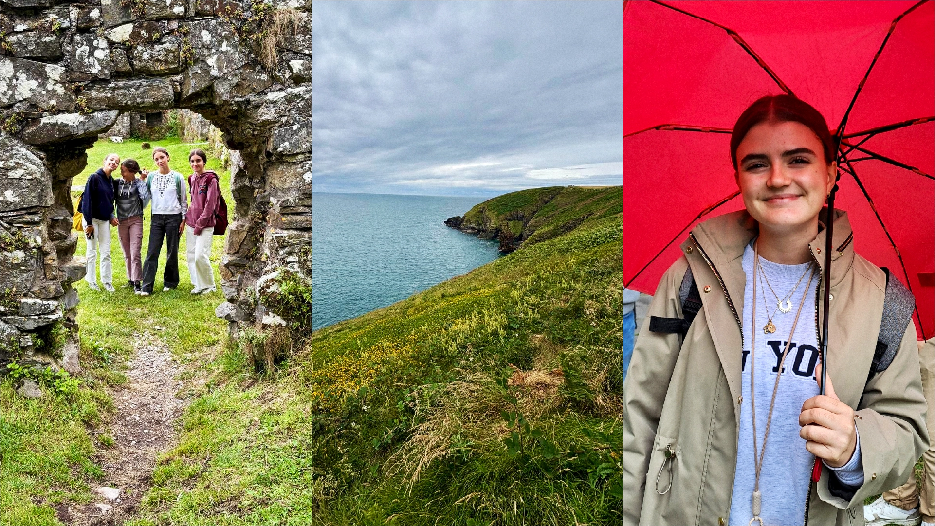 Estudiantes participando en un curso de inmersión lingüística y cultural en Irlanda