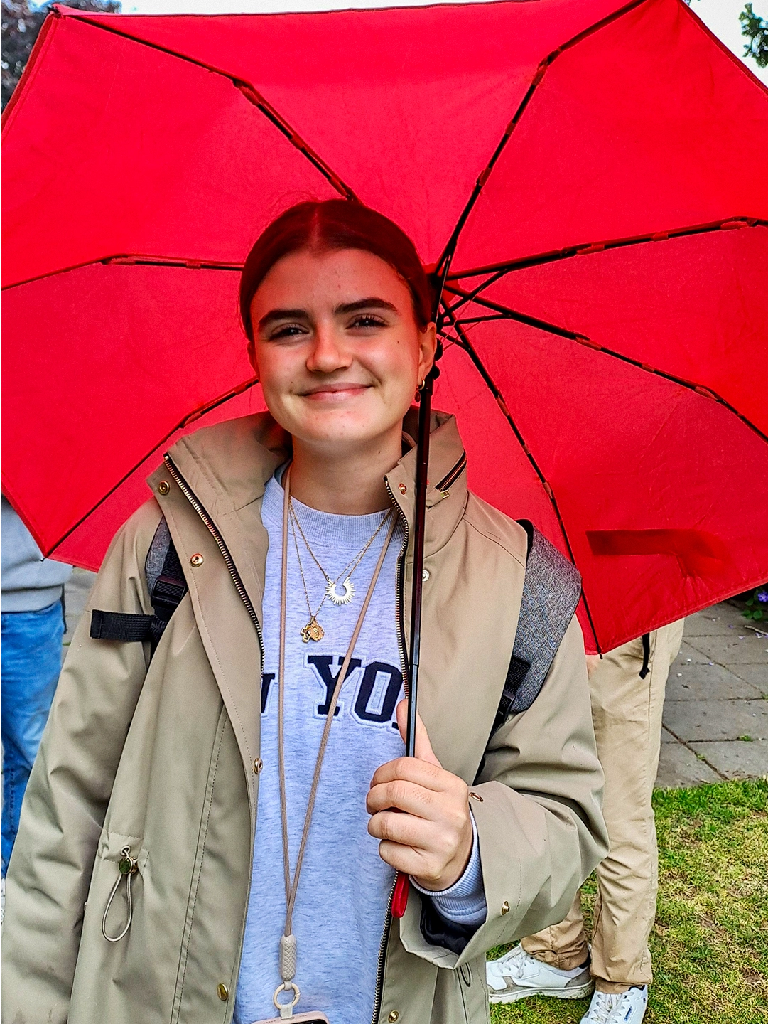 Estudiante del curso de inmersión lingüística en Irlanda durante experiencia cultural